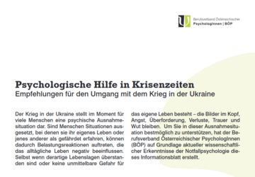 Frontend psychologische hilfe in krisenzeiten