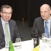 Mag. Oliver Bruck, Geschäftsführer der ÖAP und der Jurist des BÖP, Mag. Nikolaus Bauer