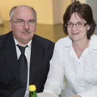 Frau Andrea Wilfling und Begleitung